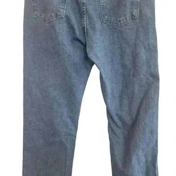Wrangler Men's Medium Wash Blue Cotton/Spandex Regular Fit Comfort Flex Relaxed - Picture 8 of 13